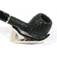 Savinelli Arcobaleno Green 207 Rustic Straight 9mm Filter Fishtail Pipe (SAV421)