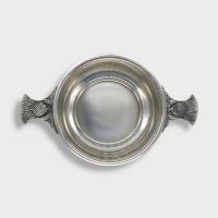 Thistle Handle Pewter Quaich