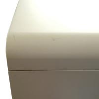 SLIGHT SECONDS Adorini Carrara Deluxe White Cigar Humidor - Medium - 75 Capacity (AD050)