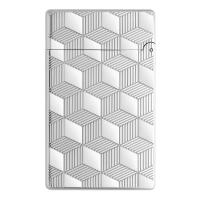 ST Dupont Lighter - Initial - Silver Palladium Cube