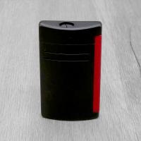 ST Dupont Lighter - Maxijet - Matt Black and Red