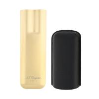 ST Dupont Cigar Case - Black & Gold - Holds 2 Cigars