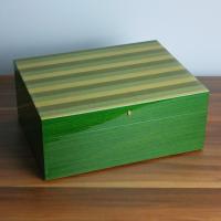 Savinelli Treviso Medium Green Humidor - 30 Cigar Capacity (End of Line)