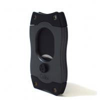 Colibri S Cut Brushed Metal Cigar Cutter - Gunmetal & Black