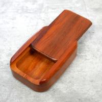 Wilsons of Sharrow Wooden Snuff Box - Plain Rosewood