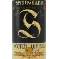 Springbank 80 Proof Vintage Whisky Miniature - 5cl
