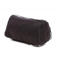 Savinelli Leather 2 Pipe & Tobacco Pouch - Black Striped