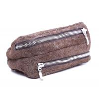 Savinelli Suede 2 Pipe & Tobacco Pouch - Brown