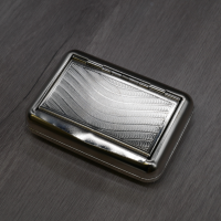 Hand Rolling Tobacco Case - Chrome - Lucky Dip Design