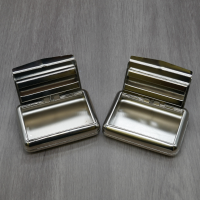 Hand Rolling Tobacco Case - Chrome - Lucky Dip Design