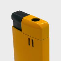 Cigarism Jet Flame Lighter, Cassette Style Cigar Cutter & Ashtray Gift Set - Yellow