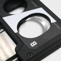 Cigarism Single Torch Jet Flame Lighter, Guillotine Cigar Cutter & Ashtray Gift Set - Black