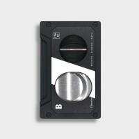 Cigarism Single Torch Jet Flame Lighter, Guillotine Cigar Cutter & Ashtray Gift Set - Black