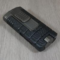 Xikar Tactical Triple Jet Flame Cigar Lighter - Black & Gunmetal