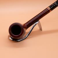 Vauen Six 1106 Dark Brown Smooth 6mm Filter Fishtail Pipe (VA1060)