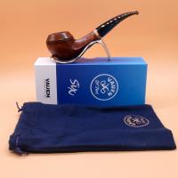Vauen Six 1107 Dark Brown Smooth 6mm Filter Fishtail Pipe (VA1061)