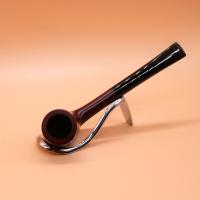 Vauen Six 1104 Dark Brown Smooth 6mm Filter Fishtail Pipe (VA1107)