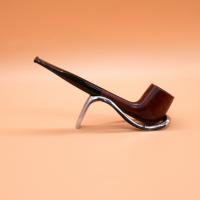 Vauen Six 1104 Dark Brown Smooth 6mm Filter Fishtail Pipe (VA1107)