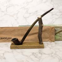 Vauen Auenland The Shire Sungard S Sandblast Churchwarden 9mm Filter Fishtail Pipe (VA953)