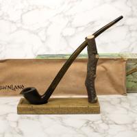 Vauen Auenland The Shire Sungard Smooth Churchwarden 9mm Filter Fishtail Pipe (VA955)