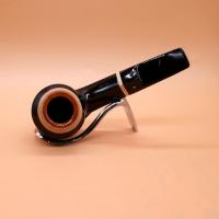 Vauen Pearl 168 Smooth Bent 9mm Filter Fishtail Pipe (VA278)