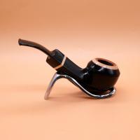 Vauen Pearl 168 Smooth Bent 9mm Filter Fishtail Pipe (VA278)