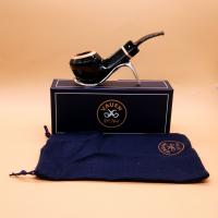 Vauen Pearl 168 Smooth Bent 9mm Filter Fishtail Pipe (VA278)