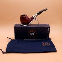 Vauen O Timer 261 Smooth 9mm Bent Fishtail Pipe (VA371) (End of Line)