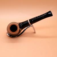 Vauen Pearl 161 Smooth Bent 9mm Filter Fishtail Pipe (VA741)
