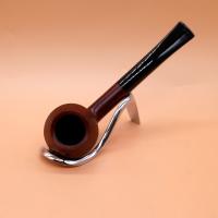 Vauen Six 1105 Dark Brown Smooth 6mm Filter Fishtail Pipe (VA798)