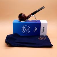 Vauen Six 1105 Dark Brown Smooth 6mm Filter Fishtail Pipe (VA798)