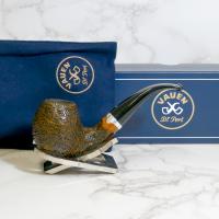 Vauen Finn 504 Sandblasted 9mm Filter Fishtail Pipe (VA1045)