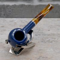 Vauen Azzurro 1567 Smooth 9mm Filter Fishtail Pipe (VA1129)