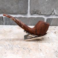 Vauen Dante 5671 Rustic 9mm Filter Fishtail Pipe (VA1291)