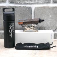 Vauen Jucan 3 Sandblast Brown 6mm Filter Fishtail Pipe (VA1317)