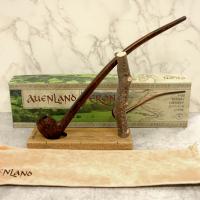 Vauen Auenland The Shire Eron Sandblast Churchwarden 9mm Filter Pipe (VA1343)