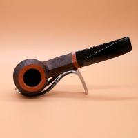Vauen Finn 537 Sandblasted 9mm Filter Fishtail Pipe (VA1374)