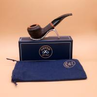 Vauen Finn 537 Sandblasted 9mm Filter Fishtail Pipe (VA1374)