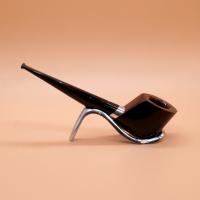 Vauen Caro 2 Black & Brown 9mm Filter Fishtail Pipe (VA1379)