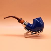 Vauen Azzurro 1515 Smooth Bent 9mm Filter Fishtail Pipe (VA1401)