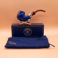 Vauen Azzurro 1515 Smooth Bent 9mm Filter Fishtail Pipe (VA1401)