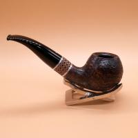 Vauen Timber 537 Sandblasted 9mm Filter Fishtail Pipe (VA1496)