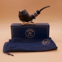 Vauen Timber 504 Sandblasted 9mm Filter Fishtail Pipe (VA1510)