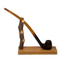 Vauen Auenland The Shire Modon S Sandblast 9mm Filter Pipe (VA1542)