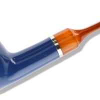 Vauen Azzurro 1566 Smooth 9mm Filter Fishtail Pipe (VA1603)