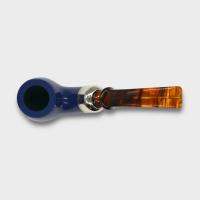 BLACK FRIDAY - Vauen Azzurro 1515 Smooth Bent 9mm Filter Fishtail Pipe (VA1629)