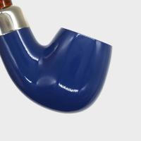 BLACK FRIDAY - Vauen Azzurro 1515 Smooth Bent 9mm Filter Fishtail Pipe (VA1629)