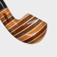Vauen Hawaii 137 Smooth Striped 9mm Filter Fishtail Pipe (VA1684)