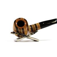 Vauen Hawaii 140 Smooth Striped 9mm Filter Fishtail Pipe (VA738)