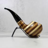 Vauen Hawaii 337 Smooth Striped 9mm Filter Fishtail Pipe (VA825)